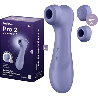 Смарт клитор стимулатор с допълнителна приставка - Pro 2 Gen. 3 Purple (SATISFY415)