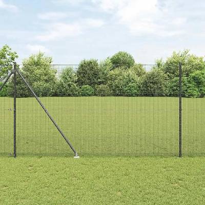 Oplocení drátěný plot s 13 hroty, šedý, 1,6x25m, Ocel