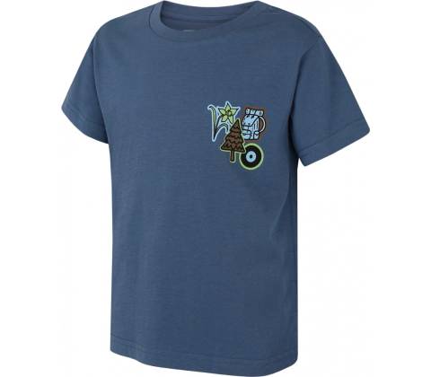 Husky Tee Patch K blue