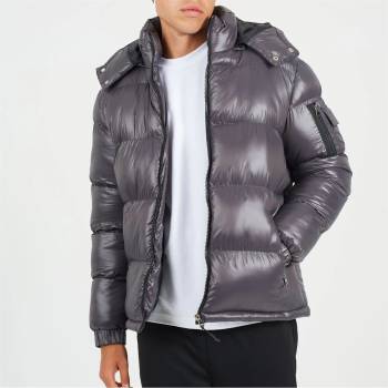 Brave Soul Яке Brave Soul Men's Medium Puffer Jacket - Grey