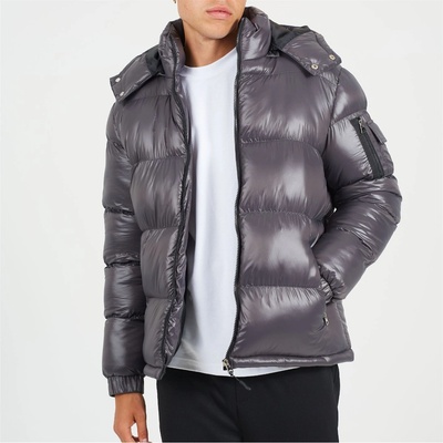 Brave Soul Яке Brave Soul Men's Medium Puffer Jacket - Grey