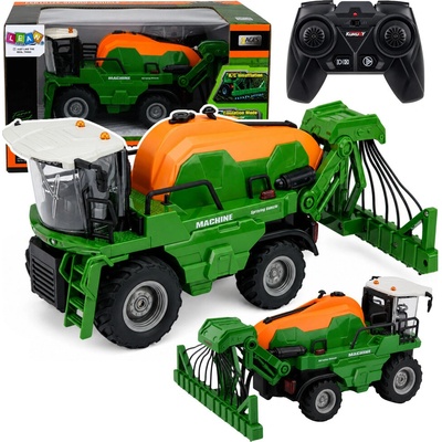 Tomido RC model zemědělského kombajnu s postřikovačem s funkcí stříkání měřítko 1:24