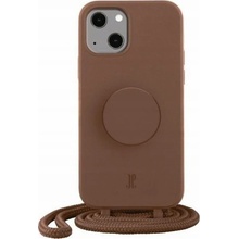 Just Elegance JE PopGrip Case iPhone 14 Plus cukr hnědé