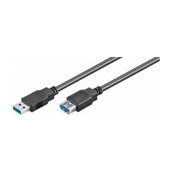 MicroConnect USB 3.2 Gen 1 A-A 5m M-F Black