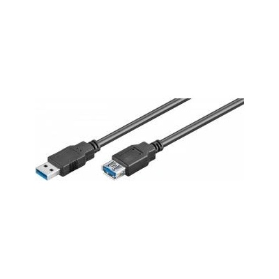 MicroConnect USB 3.2 Gen 1 A-A 5m M-F Black