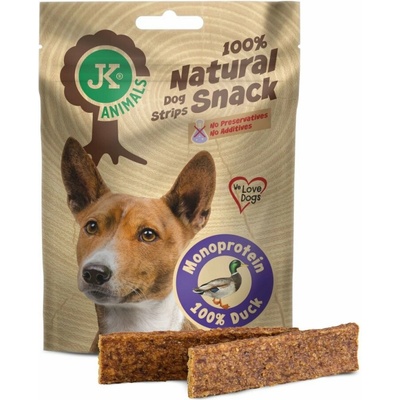 JK ANIMALS 100% Natural Snack Monoproteín Duck 100 g