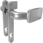 Locinox Комплект алуминиеви дръжки 3006FIX Locinox с предпазни планки и възможност за блокиране предназначени за брави за вграждане (P00006188-SILV)
