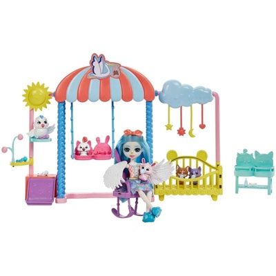 Mattel Mattel City Tails Main Street Комплект Ясла за домашни любимци (HLH23)