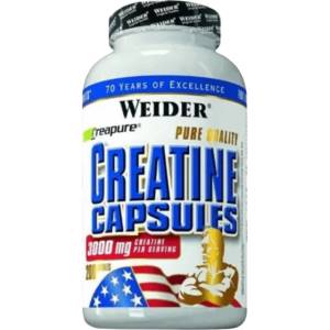 Weider Pure Creatine Monohydrate Caps | Creapure [200 капсули]