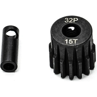 KONECT Ocelový motorový pastorek 15 zubů modul 32DP s 5 mm vrtáním a 3,17 mm adaptérem