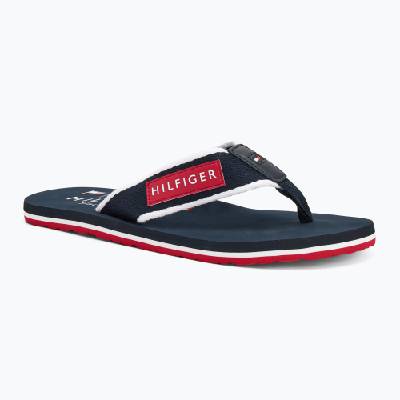 Мъжки джапанки Tommy Hilfiger Patch Beach Sandal desert sky