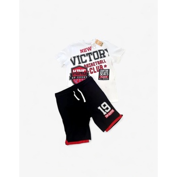 Chicco Boys Shorts And Tee Set White/Black