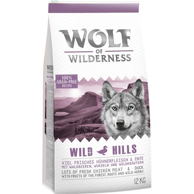 Wolf of Wilderness Junior kačacie + jahňacie 2 x 12 kg
