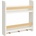 Ginger Home Детска етажерка за стена Ginger Home - С рафтове и закачалки, бяла (TF6931)