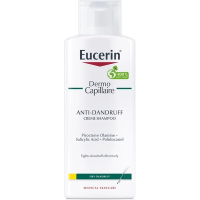 Eucerin DermoCapillaire Крем-шампоан против сух пърхот, 250 ml