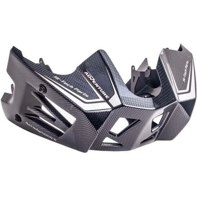 Spoiler motoru PUIG 5896C karbonový vzhled včetně samolepek