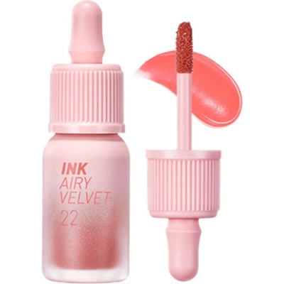 Peripera Ink Airy Velvet 022 Center Peach Matný tint na pery 4 g