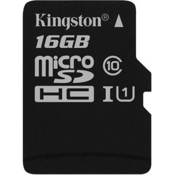 Kingston microSDHC 16GB UHS-I U1 + adapter SDC10G2/16GB