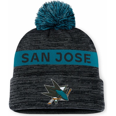 Fanatics pánska zimná čiapka San Jose Sharks Authentic Pre Rink beanie Cuff With
