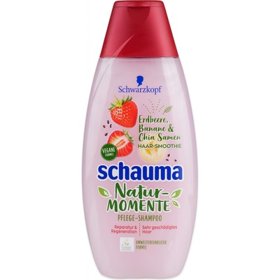 Schauma Nature Moments Jahoda Banán s Chia Semínky šampon 400 ml