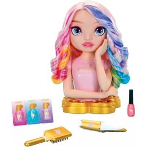 MGA Entertainment Rainbow High: 4 в 1 глава за фризиране и маникюр - на унгарски език (120889)