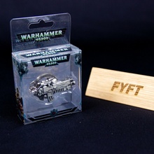 Přívěsek na klíče GW Warhammer 40K kovová Bolter Metallic Finish Semic