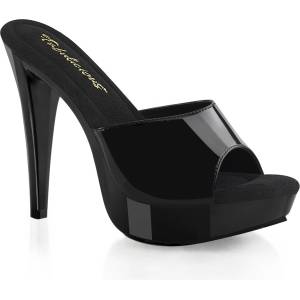 Pleaser USA Pleaser Cocktail-501 Blk/Blk 38