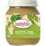 Babybio Био зеленчуково пюре Babybio - Зелен грах, 6 м+, 130 g (3288131500447) - baby
