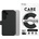 Panzer Калъф тефтер, Care by PanzerGlass за Samsung Galaxy S25, Tango, Two-in-One, QI Compatible, Feature Case, Черен