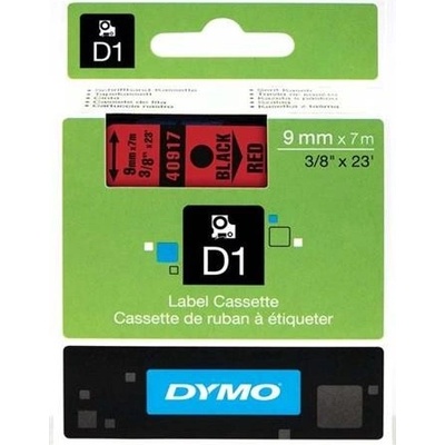 DYMO páska D1 (9mm x 7m) černá na červené S0720720 - 40917