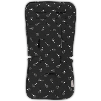 Lorelli Подложка за количка Lorelli - Black Floral, черна (10420020001)