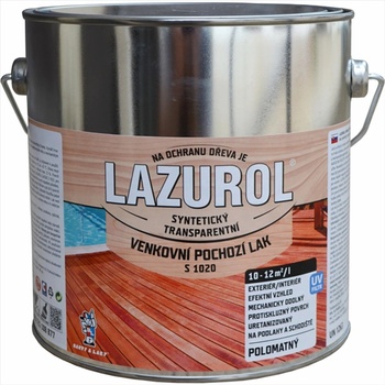 Lazurol Vonkajší podlahový lak S1020 2,5 l