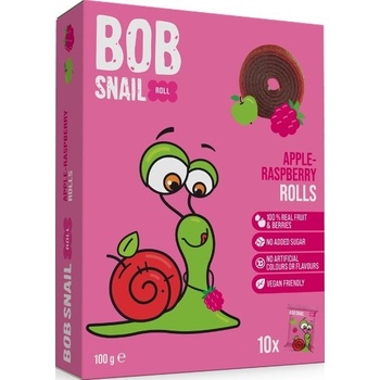 Bob Snail Šnek Bob jablečno malinové rolky 100 g