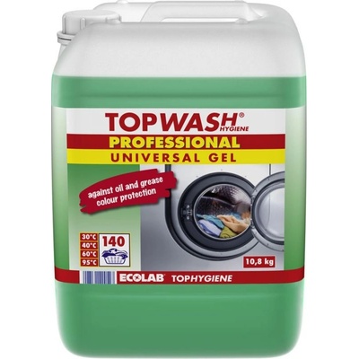 Ecolab Topwash univerzální prací gel pro bílé a stálobarevné prádlo 10,8 kg