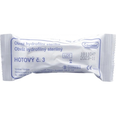 Steriwund Obvaz hotový sterilní č.3