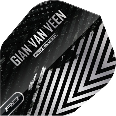 Red Dragon Gian van Veen - No.6 - Black & Silver RF8169