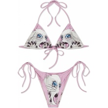 Plavky Rip N Dip Metal Claw 2Pc Bikini Set Pink