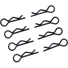 Racing Ultimate Sponky karoserie malé 1/10 pravé a levé po 4 ks černé UR6411-N