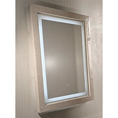 Inter Ceramic LED Огледало за стена Inter Ceramic - ICL 8060GL, 60 x 80 cm, Галала мрамор (ICL 8060GL)