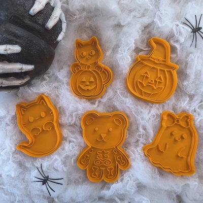 Roztomilý Halloween | Netradiční vykrajovátka na Halloweenské sušenky – Zboží Dáma