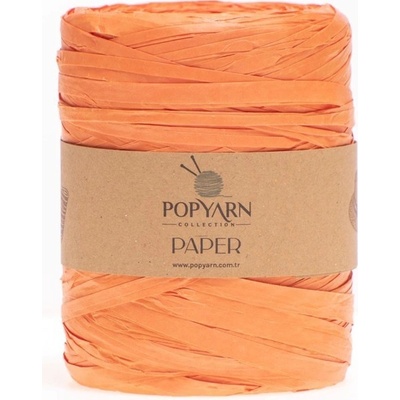 Popyarn papírová příze Paper B506 - oranžová