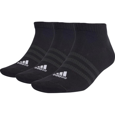 adidas Чорапи Adidas Thin and Light Sportswear Low-Cut Socks 3 Pairs - Black/White