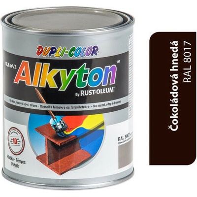 Rust Oleum Alkyton R8017 2,5l lesklá hnedá tmavá