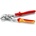 KNIPEX Клещи раздвижени, хромирани, vde 1000v жълто-червена (k8606250)