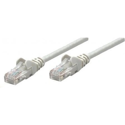 Intellinet 317108 patch, Cat6A Certified, CU, SFTP, LSOH, RJ45, 1m, šedý