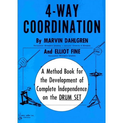 4 WAY COORDINATION a method book for drum set
