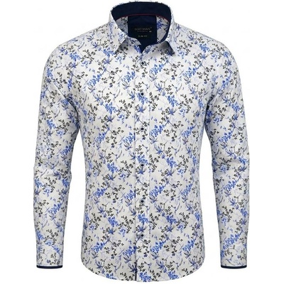 Ego man košile pánská slim fit bílá ES-315-02