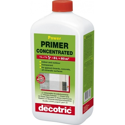 Penetrace Power Primer 1 litr - koncentrát / premium penetrační nátěr pod tapety decotric