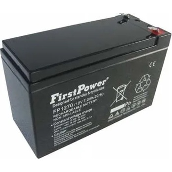 Image 1 of Eaton Батерия FirstPower FP7-12 - 12V 7Ah F1 (FP1270T1)