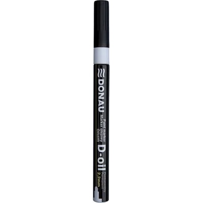 DONAU Лаков маркер, 2, 2 мм, S, DONAU "D-oil", бял 7368001PL-09 (7368001PL-09)